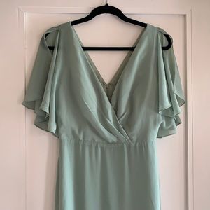 Amsale - Ava Dress in Sage